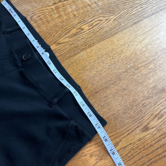Betabrand XL long yoga dress pants Black Pull On Stretch Knit VGUC *Msurmnts - Picture 7 of 8